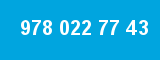 978 022 77 43 978 022 77 43